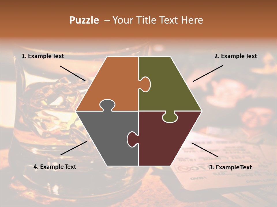 Ticket Nostalgic Photo PowerPoint Template