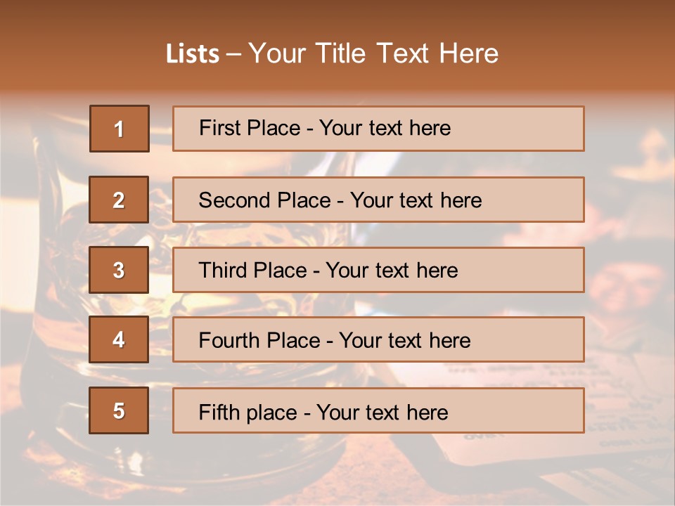Ticket Nostalgic Photo PowerPoint Template