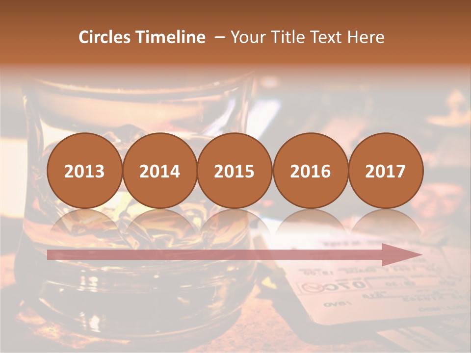 Ticket Nostalgic Photo PowerPoint Template