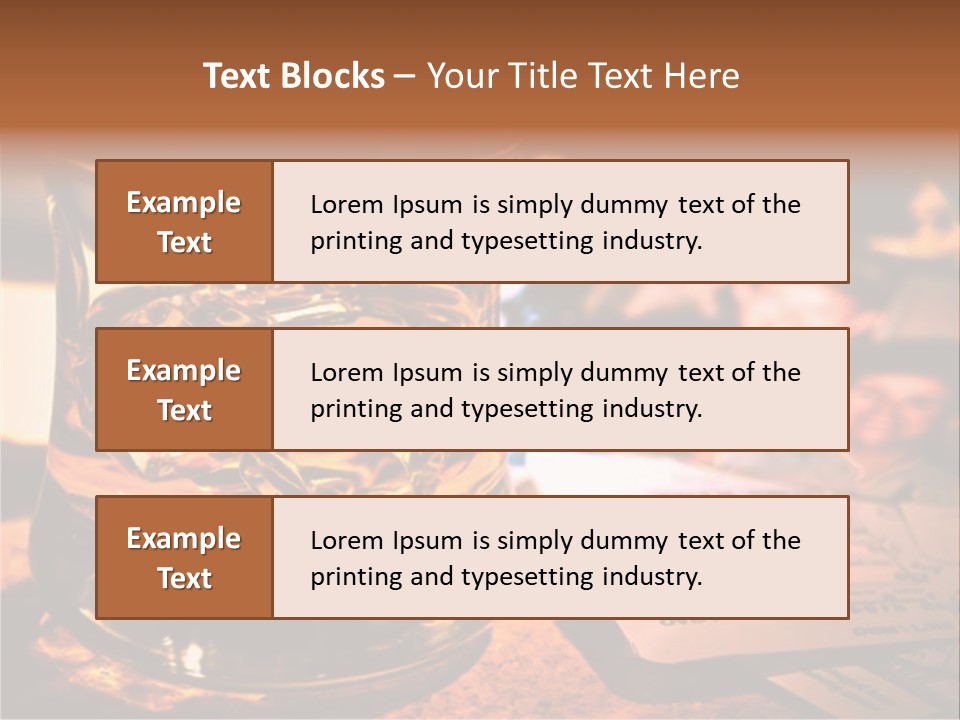 Ticket Nostalgic Photo PowerPoint Template