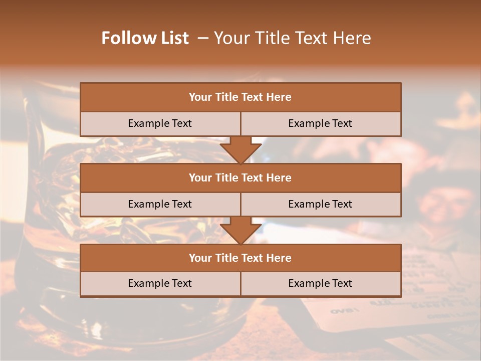 Ticket Nostalgic Photo PowerPoint Template