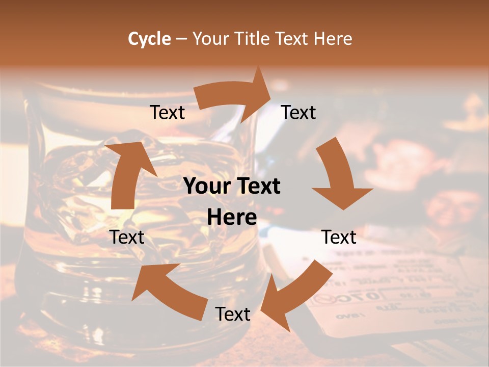 Ticket Nostalgic Photo PowerPoint Template