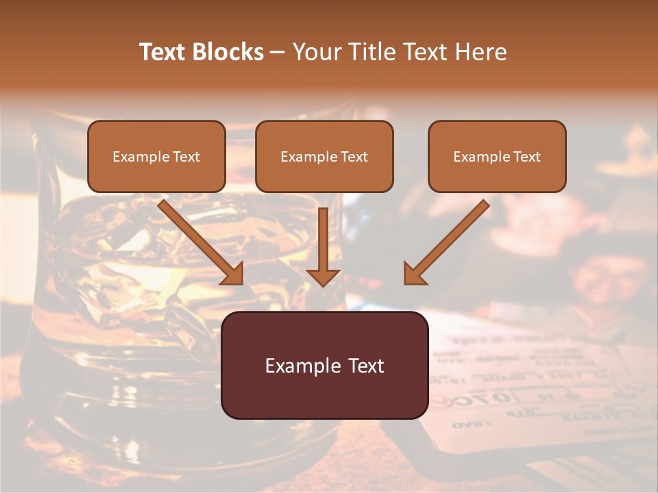 Ticket Nostalgic Photo PowerPoint Template
