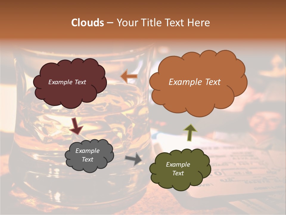 Ticket Nostalgic Photo PowerPoint Template