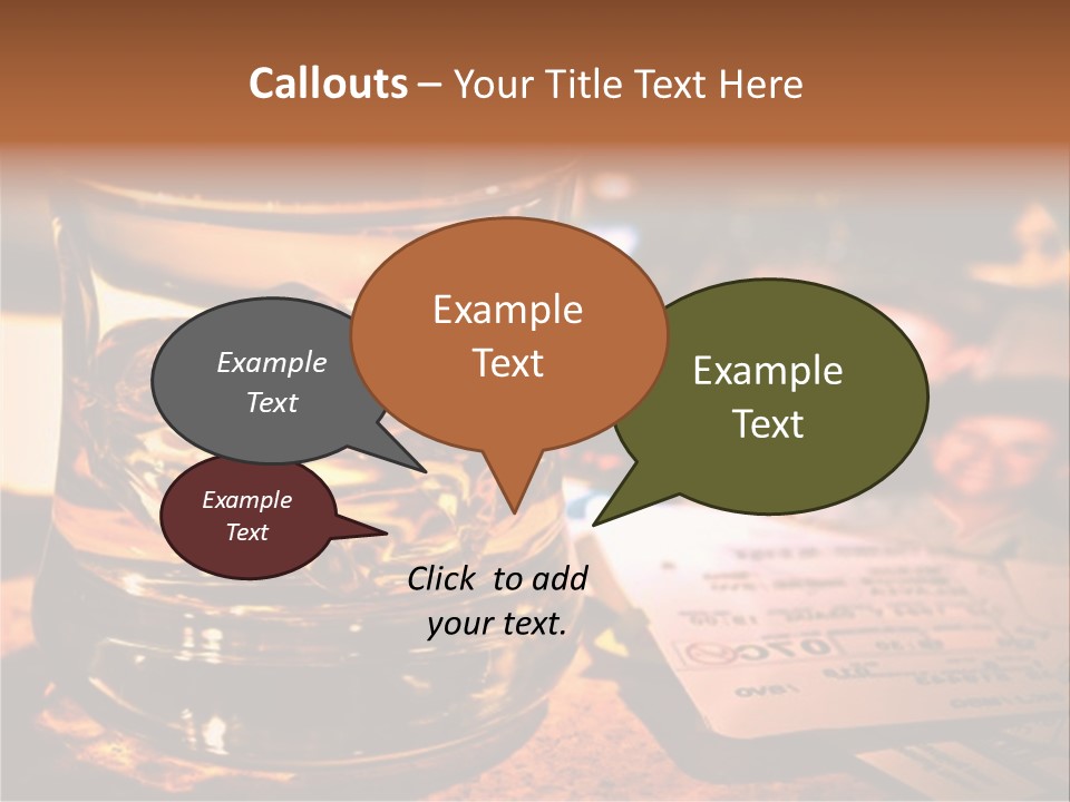 Ticket Nostalgic Photo PowerPoint Template