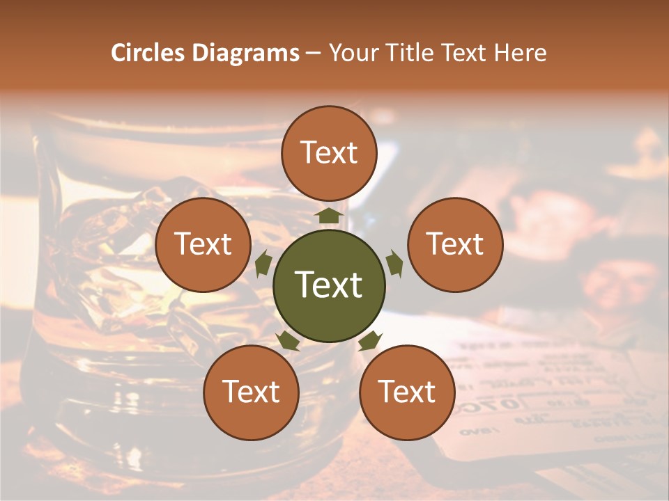 Ticket Nostalgic Photo PowerPoint Template