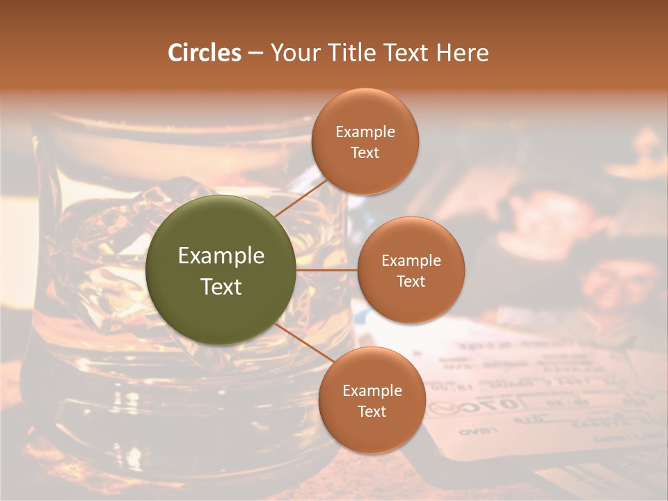 Ticket Nostalgic Photo PowerPoint Template