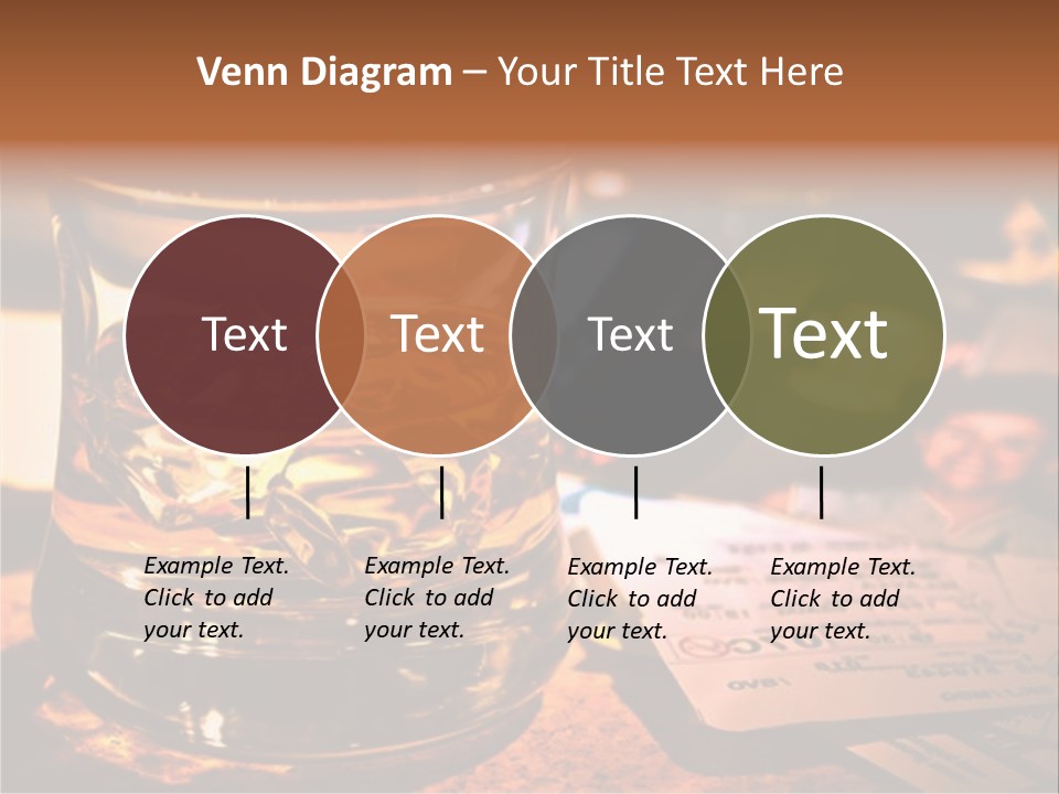 Ticket Nostalgic Photo PowerPoint Template