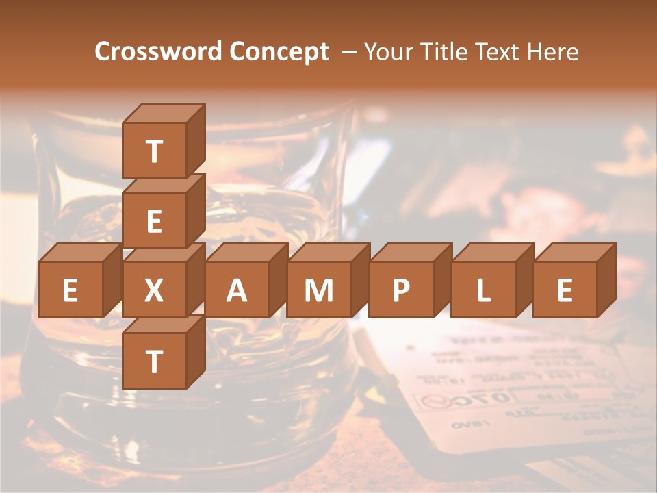 Ticket Nostalgic Photo PowerPoint Template