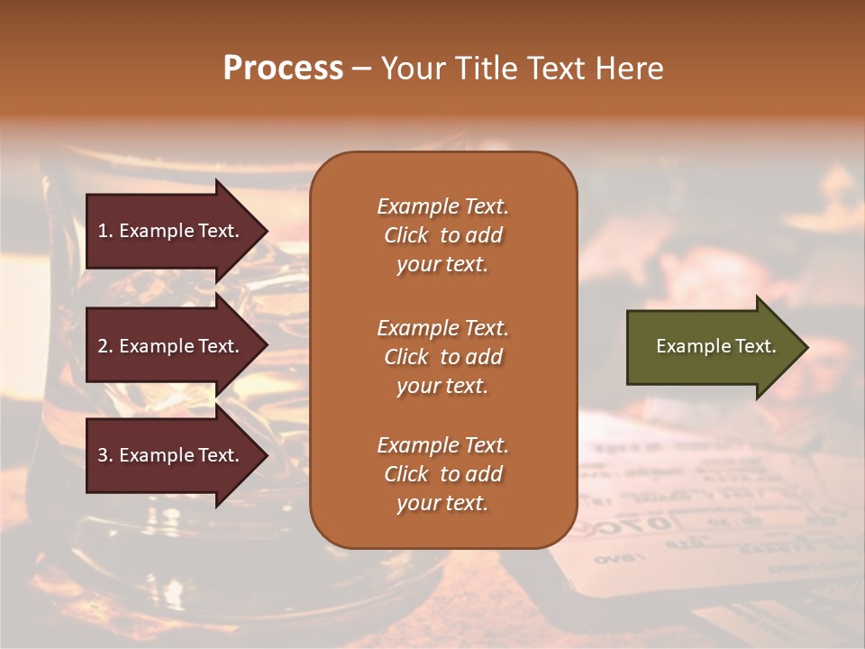 Ticket Nostalgic Photo PowerPoint Template