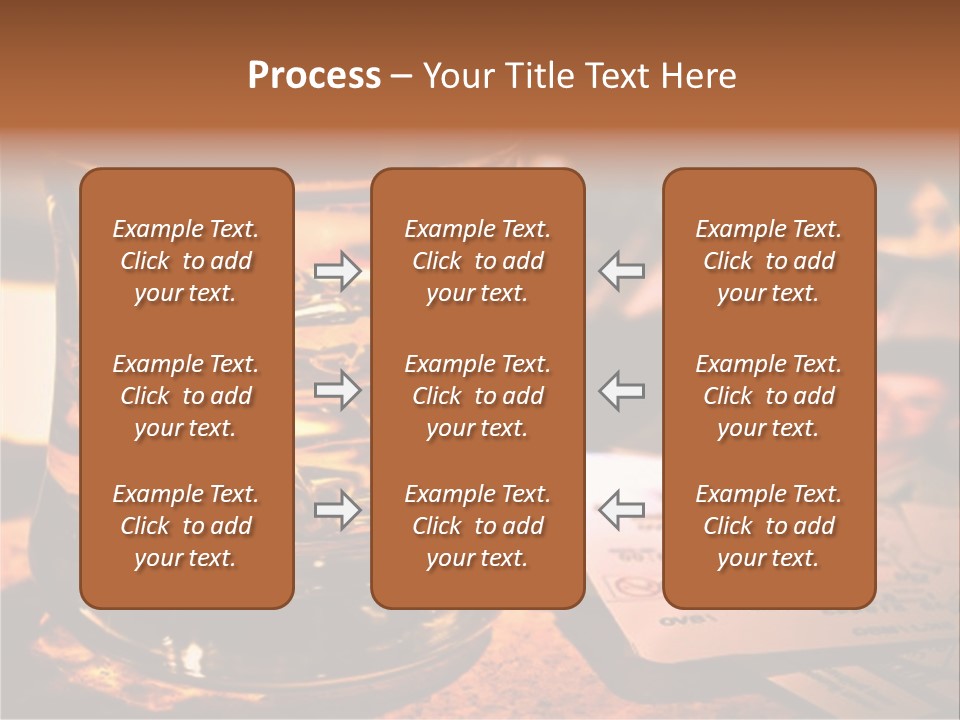 Ticket Nostalgic Photo PowerPoint Template