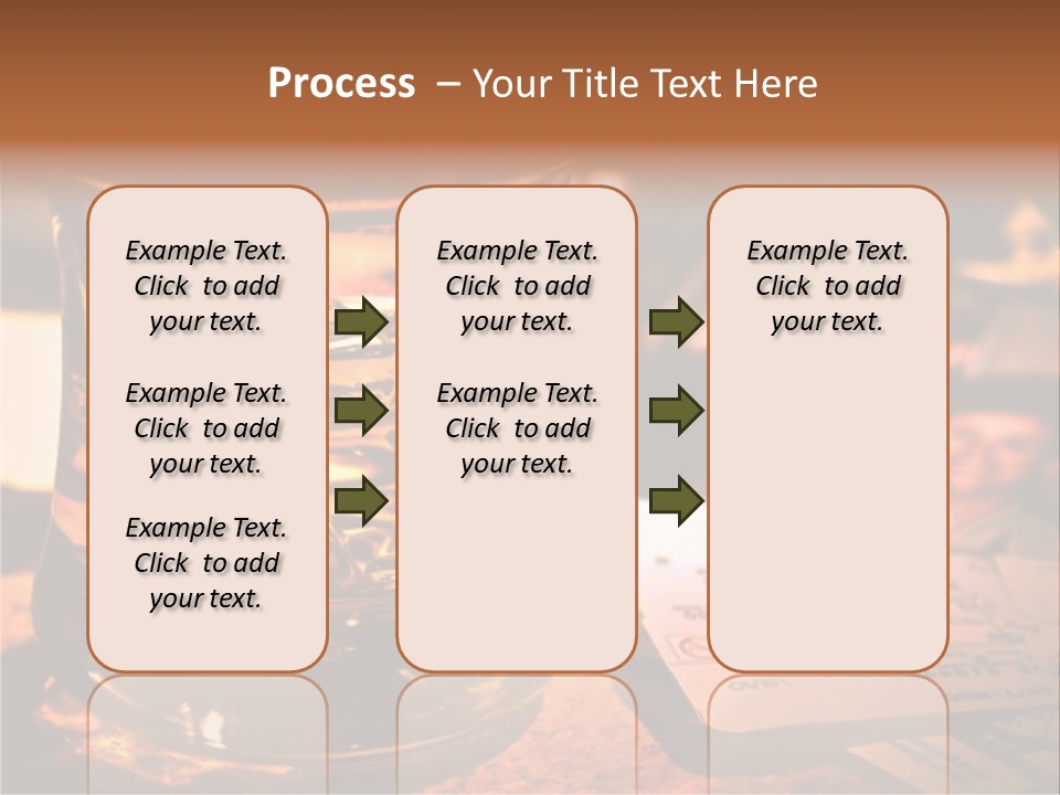 Ticket Nostalgic Photo PowerPoint Template