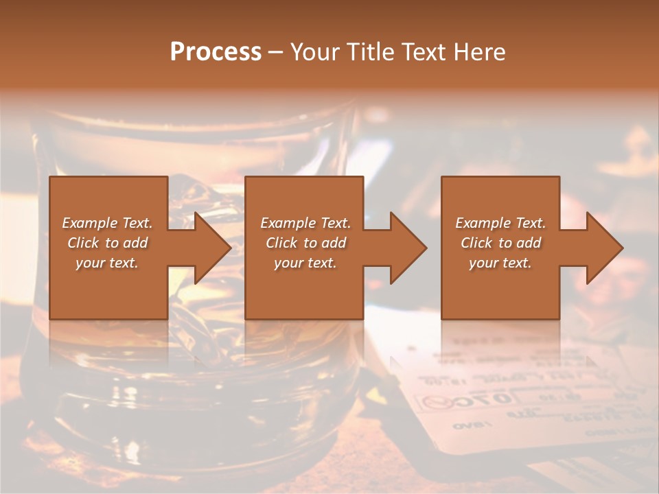 Ticket Nostalgic Photo PowerPoint Template