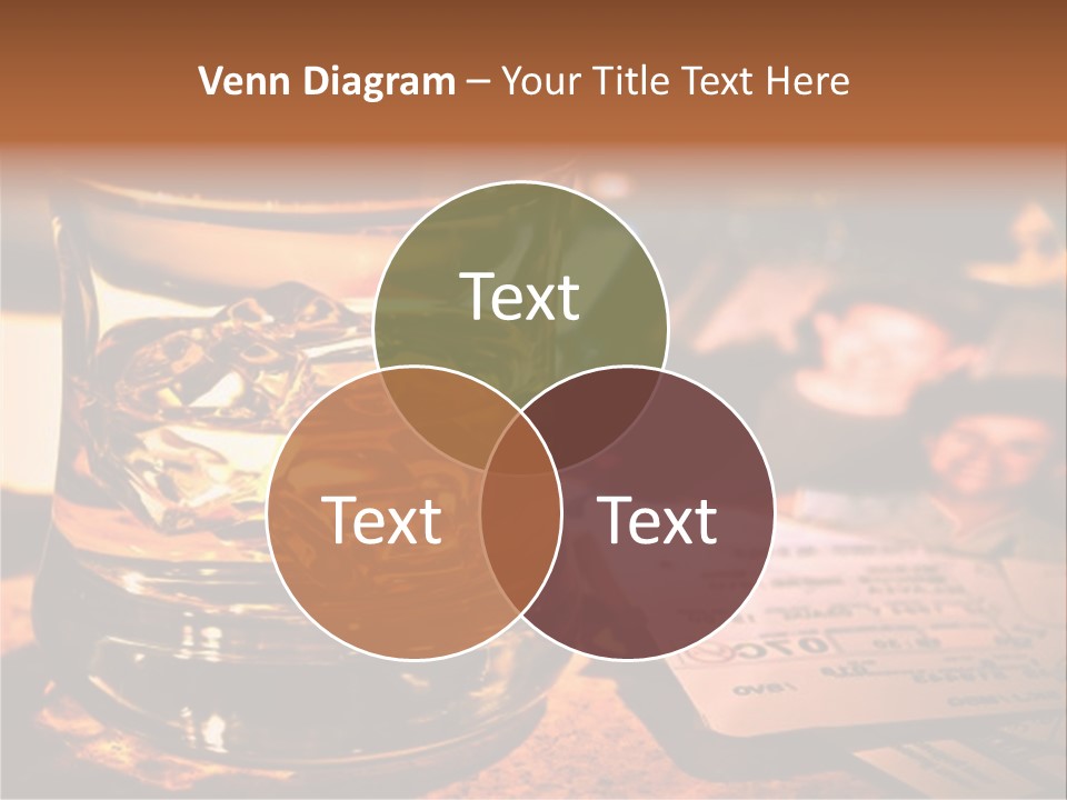 Ticket Nostalgic Photo PowerPoint Template