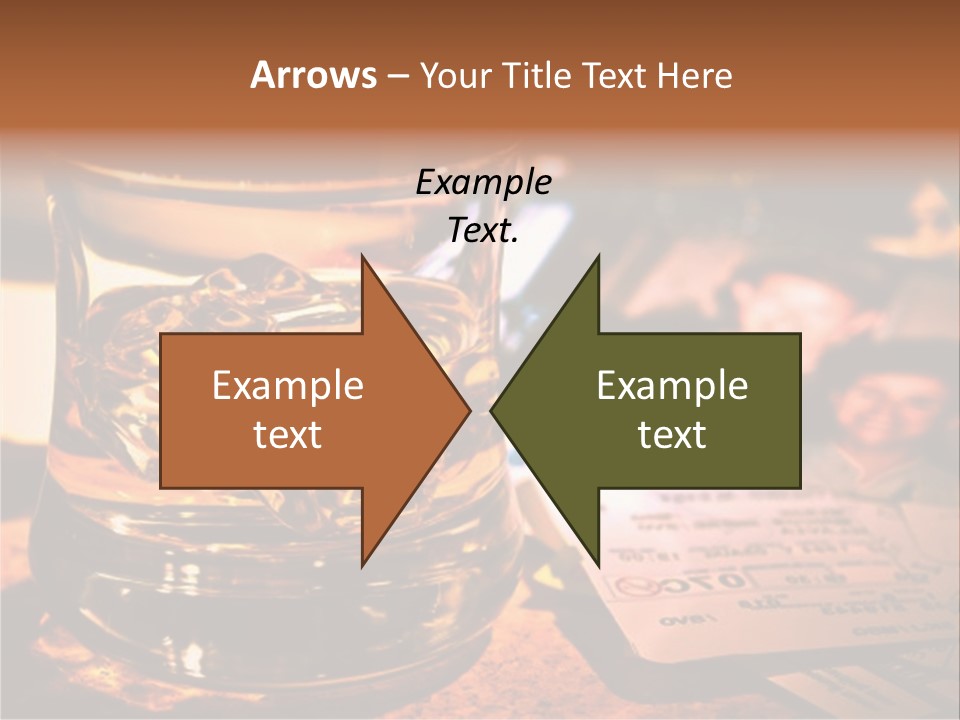 Ticket Nostalgic Photo PowerPoint Template