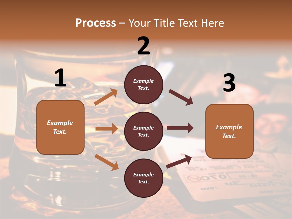 Ticket Nostalgic Photo PowerPoint Template