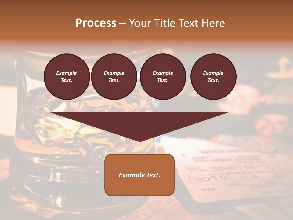 Ticket Nostalgic Photo PowerPoint Template