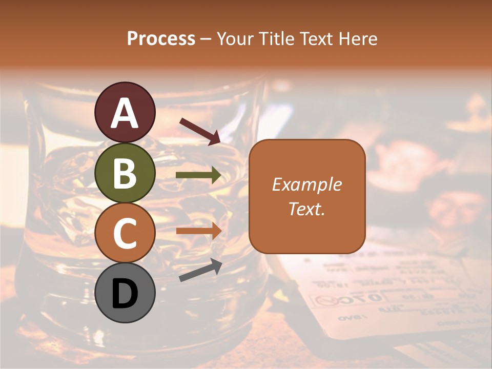 Ticket Nostalgic Photo PowerPoint Template