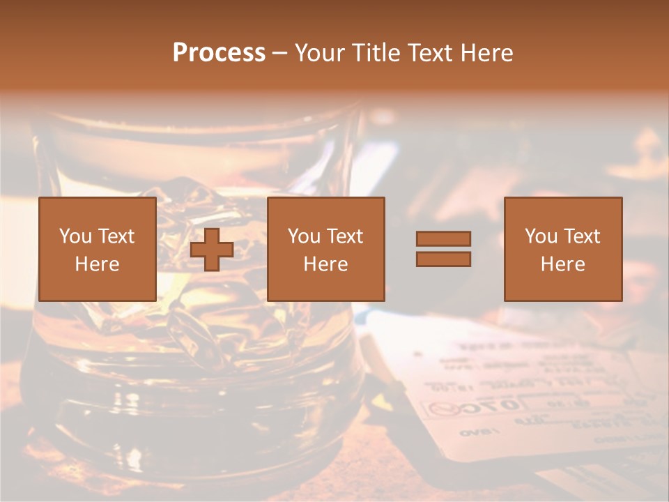 Ticket Nostalgic Photo PowerPoint Template