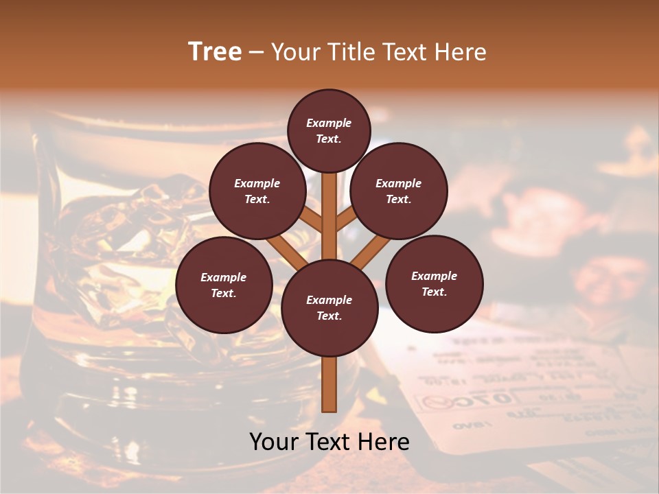 Ticket Nostalgic Photo PowerPoint Template