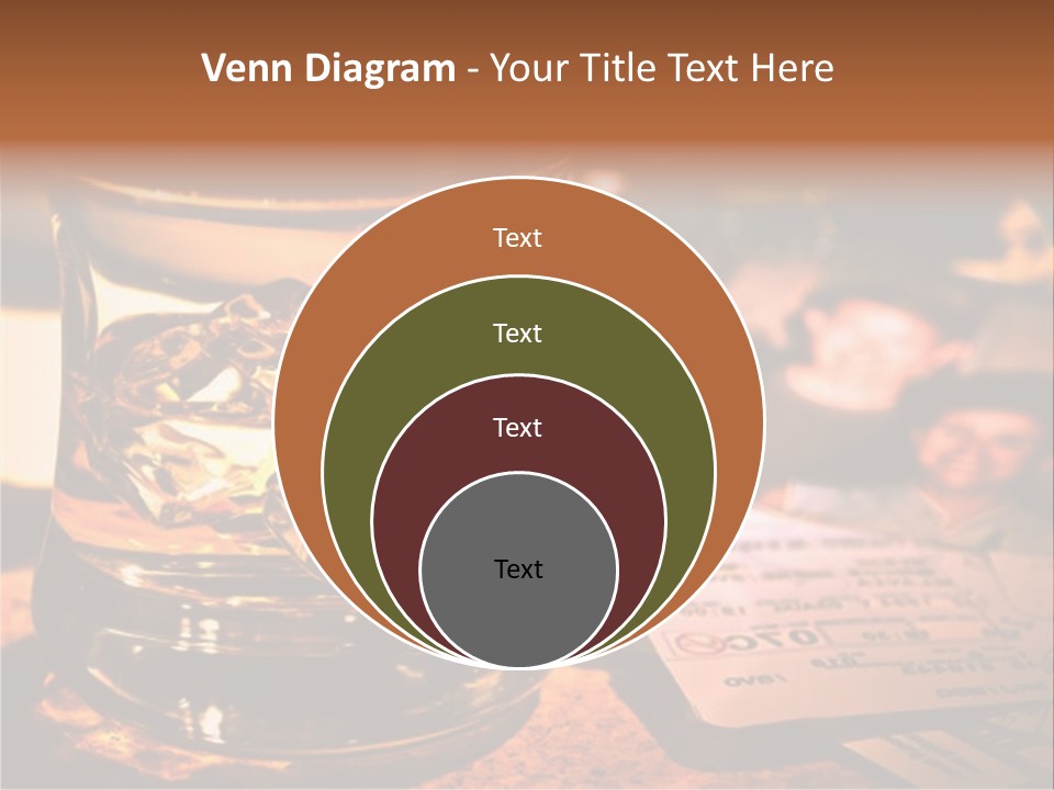 Ticket Nostalgic Photo PowerPoint Template