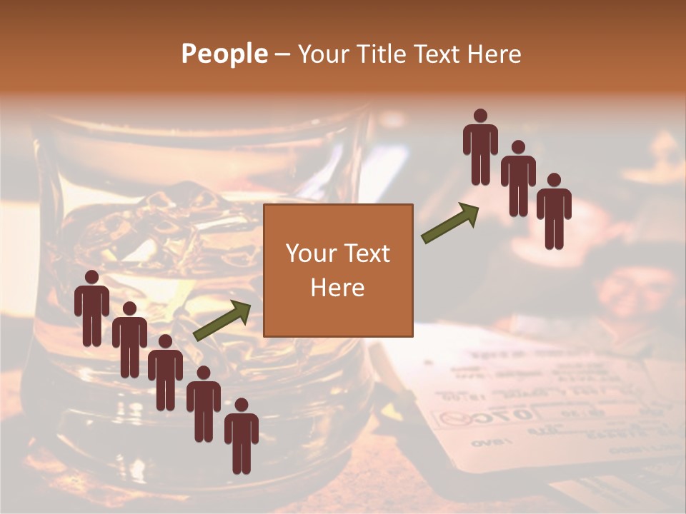 Ticket Nostalgic Photo PowerPoint Template