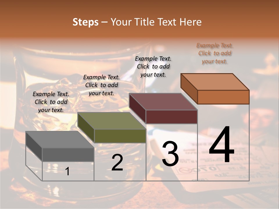 Ticket Nostalgic Photo PowerPoint Template