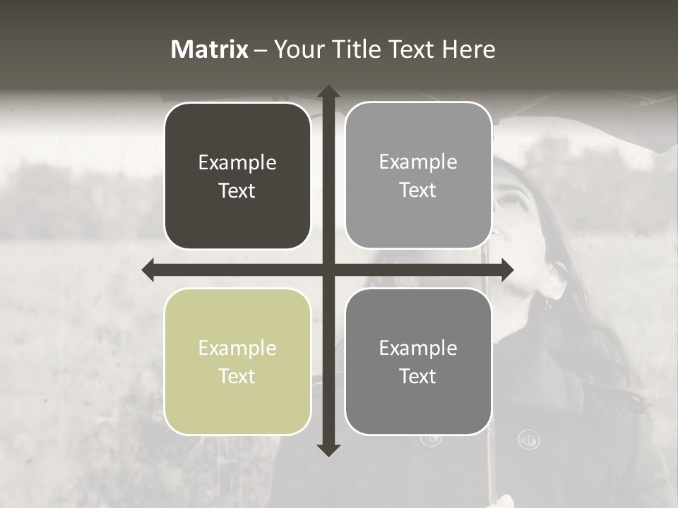 Fall Portrait Wind PowerPoint Template