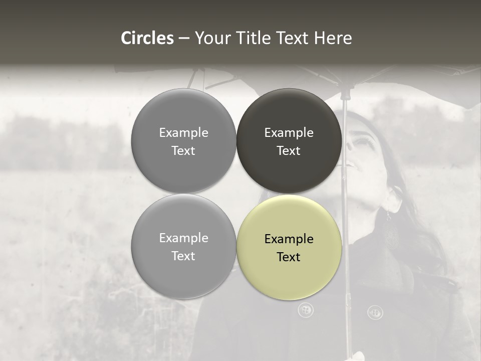 Fall Portrait Wind PowerPoint Template