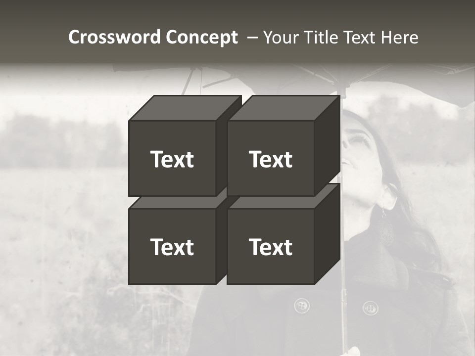 Fall Portrait Wind PowerPoint Template