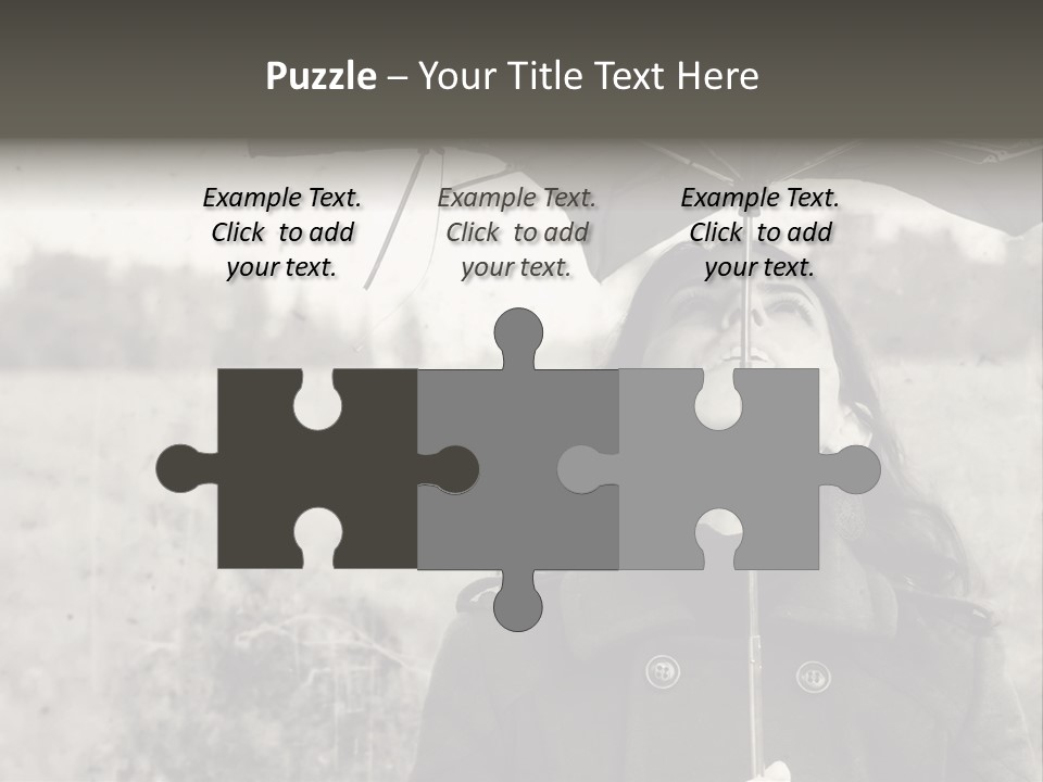 Fall Portrait Wind PowerPoint Template