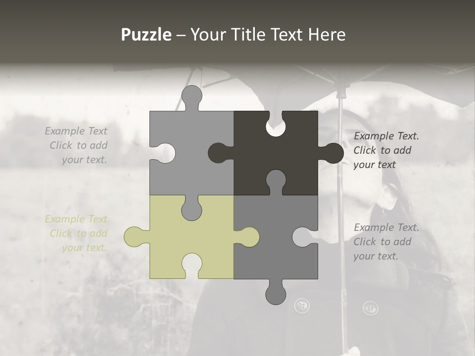 Fall Portrait Wind PowerPoint Template