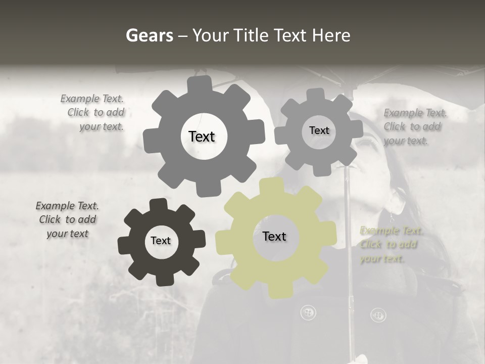 Fall Portrait Wind PowerPoint Template