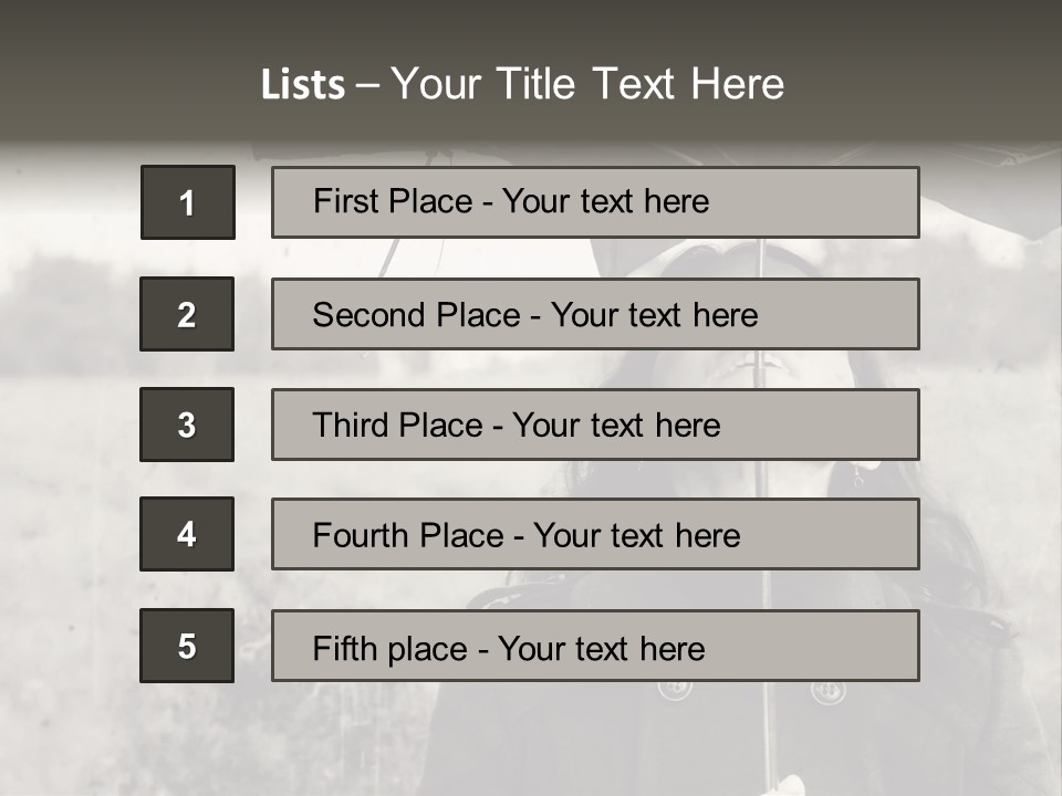 Fall Portrait Wind PowerPoint Template