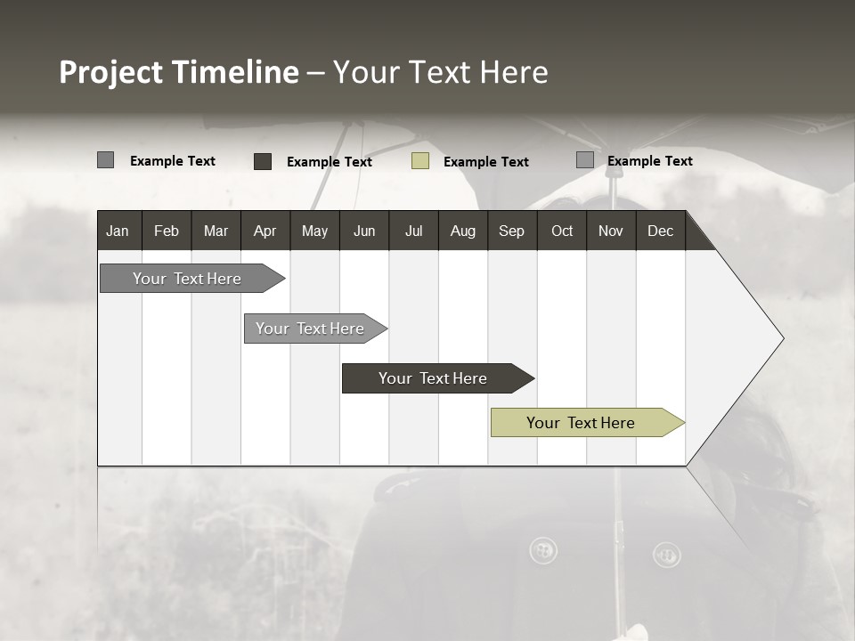Fall Portrait Wind PowerPoint Template