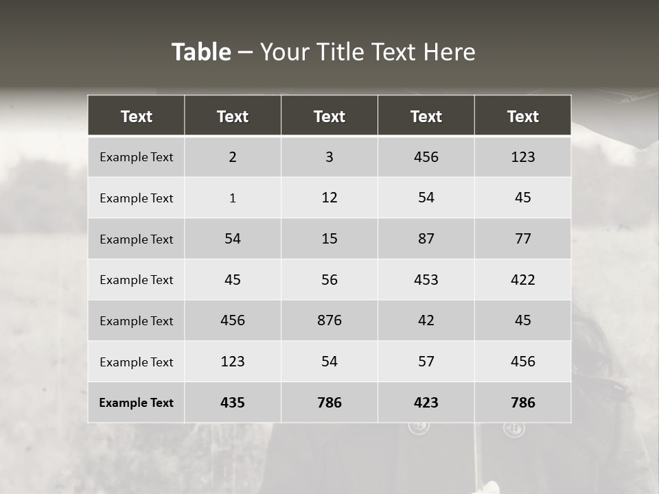 Fall Portrait Wind PowerPoint Template