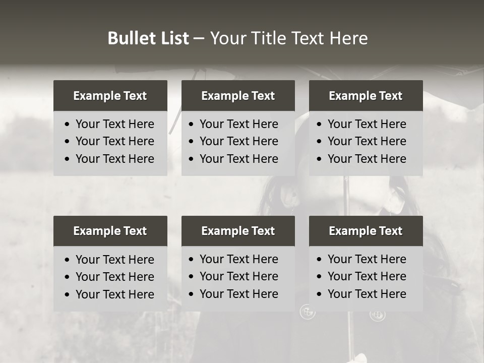 Fall Portrait Wind PowerPoint Template