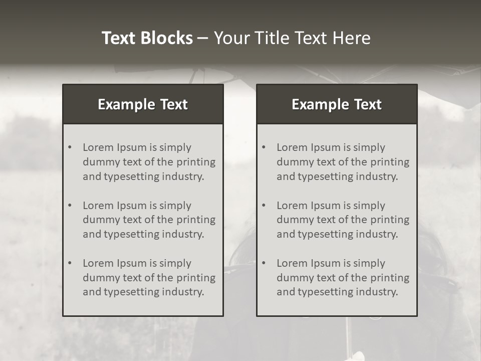 Fall Portrait Wind PowerPoint Template