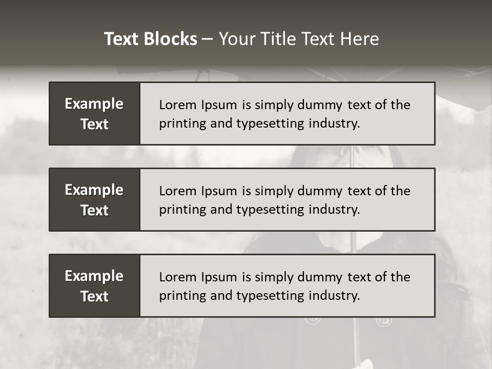 Fall Portrait Wind PowerPoint Template