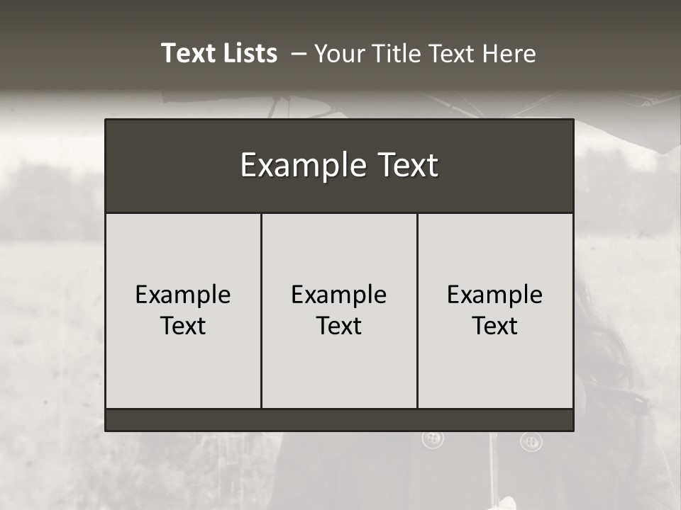 Fall Portrait Wind PowerPoint Template