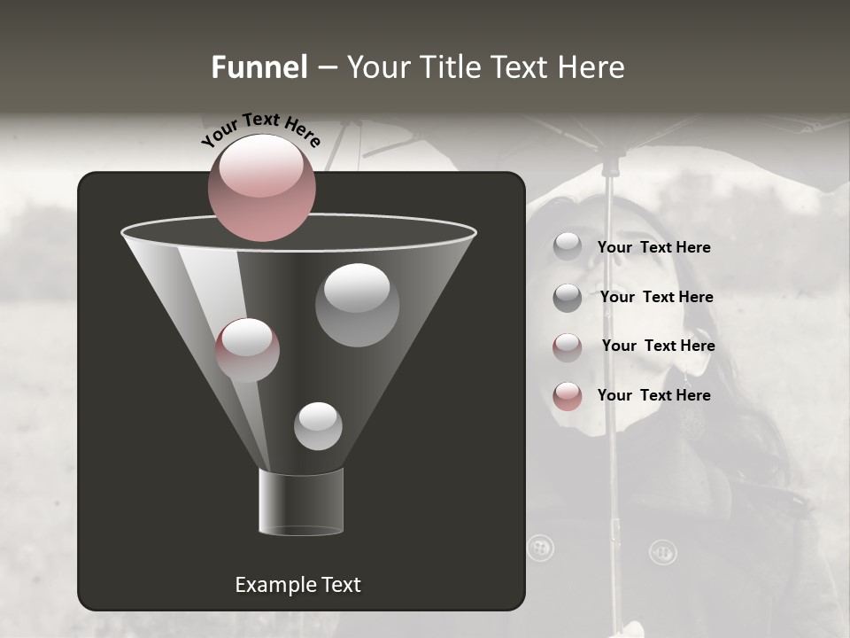 Fall Portrait Wind PowerPoint Template