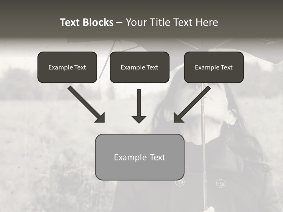 Fall Portrait Wind PowerPoint Template
