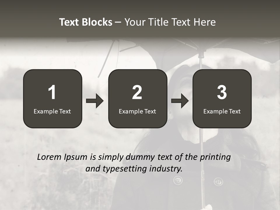 Fall Portrait Wind PowerPoint Template