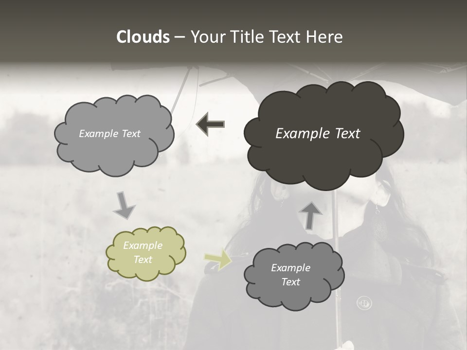 Fall Portrait Wind PowerPoint Template