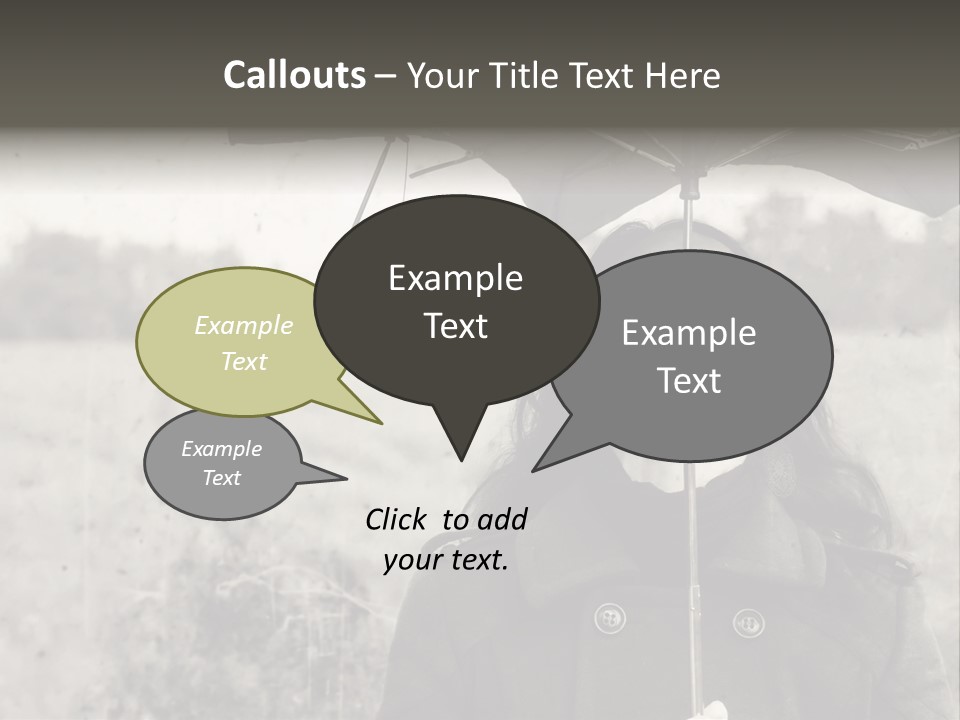 Fall Portrait Wind PowerPoint Template