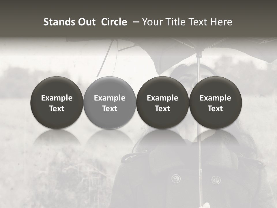 Fall Portrait Wind PowerPoint Template