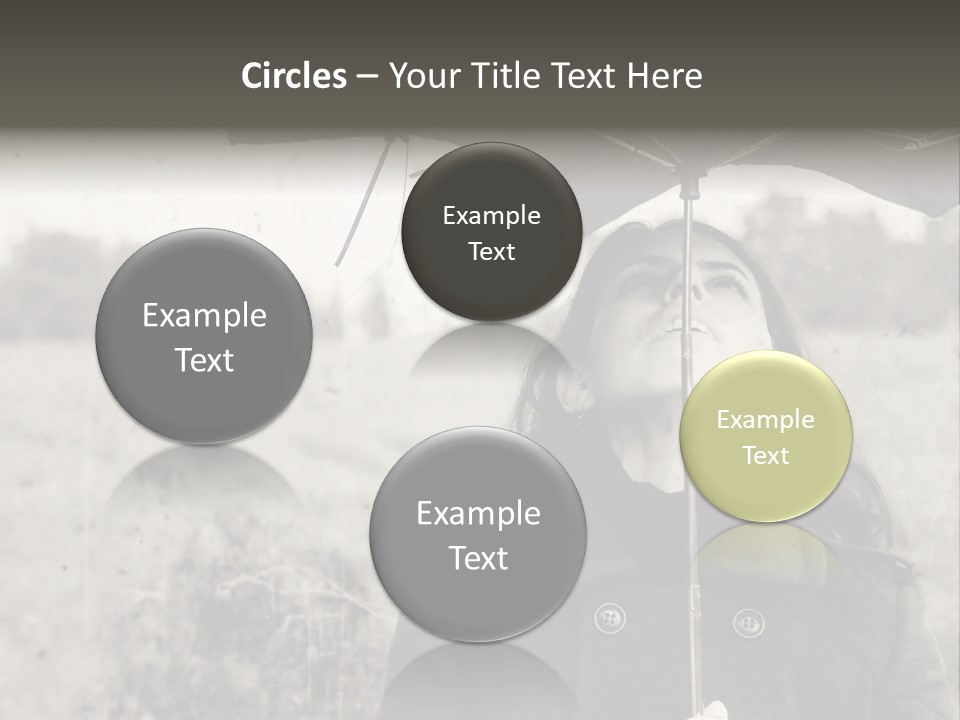 Fall Portrait Wind PowerPoint Template