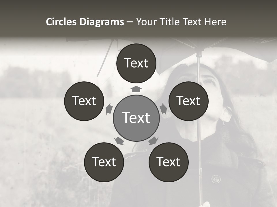 Fall Portrait Wind PowerPoint Template