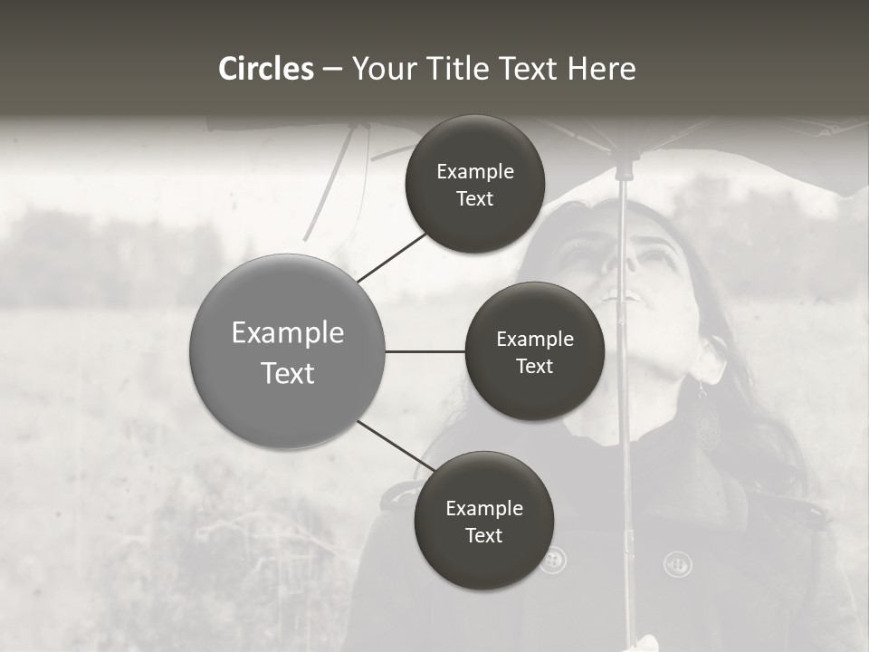 Fall Portrait Wind PowerPoint Template