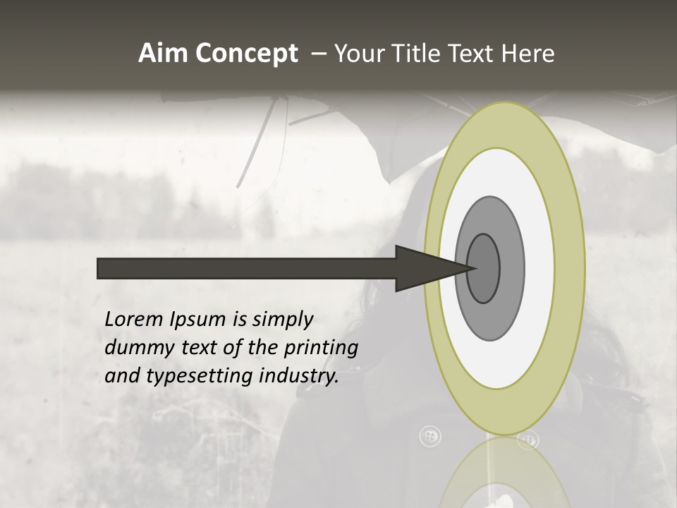 Fall Portrait Wind PowerPoint Template